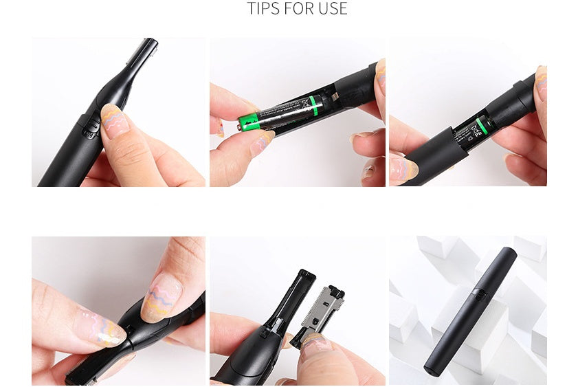 Electric eyebrow trimmer