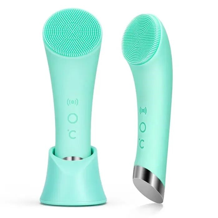 Silicone Face Cleansing Brush Vibration Heating